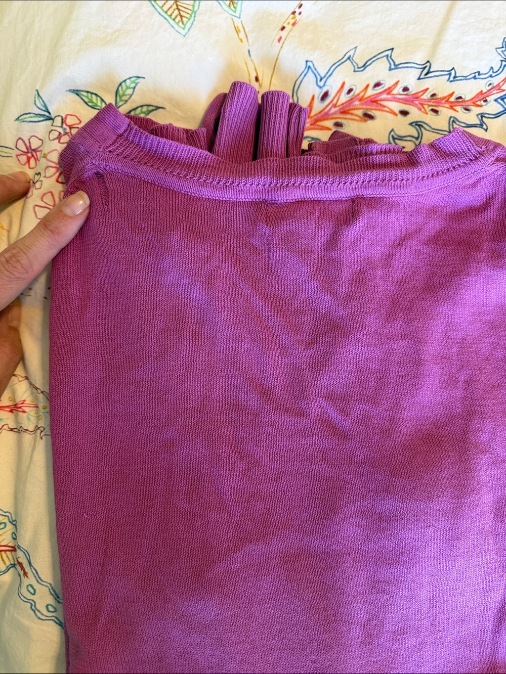 Vintage GAP Women's Raspberry Button-Front V-Neck Cardigan - Picture 7 of 7